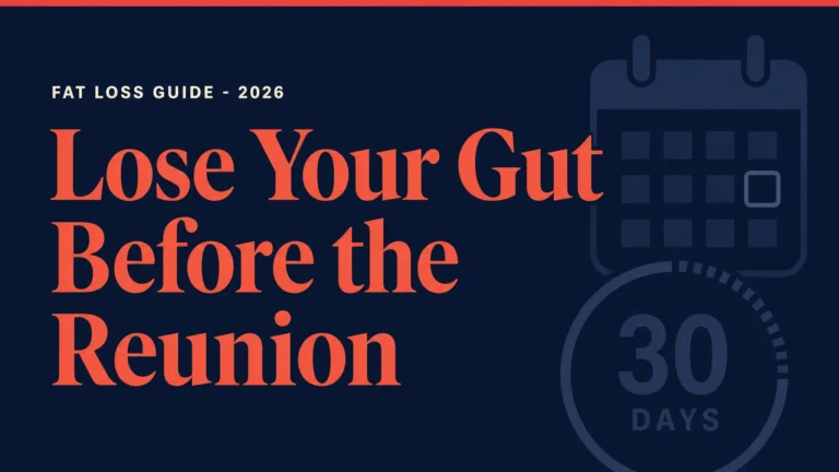 Best way to lose gut before high school reunion - editorial banner